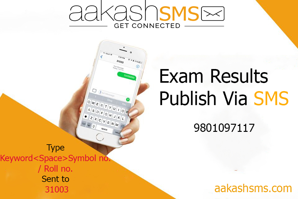 Check Class 12 Results using Aakash SMS | Best SMS Service Provider in Nepal