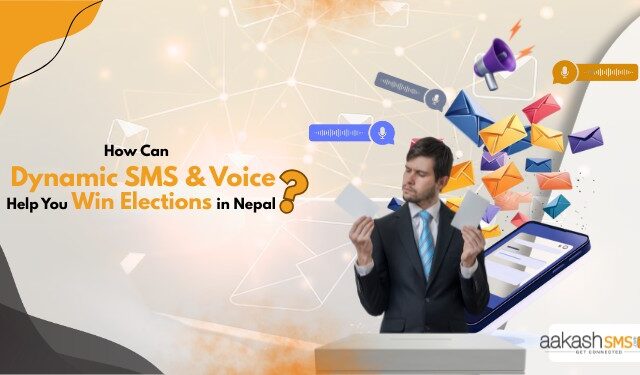 dynamic sms and voice messages in election in nepal