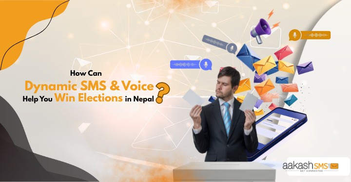 dynamic sms and voice messages in election in nepal